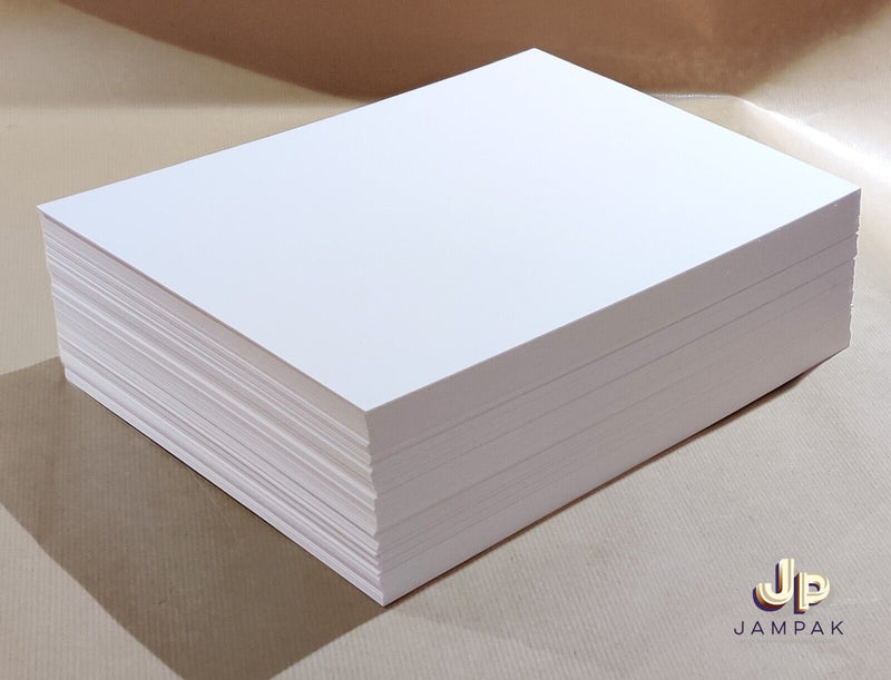 White Craft Card 250/350/450/720gsm PREMIUM QUALITY A3, A4, A5, Arts&Crafts.