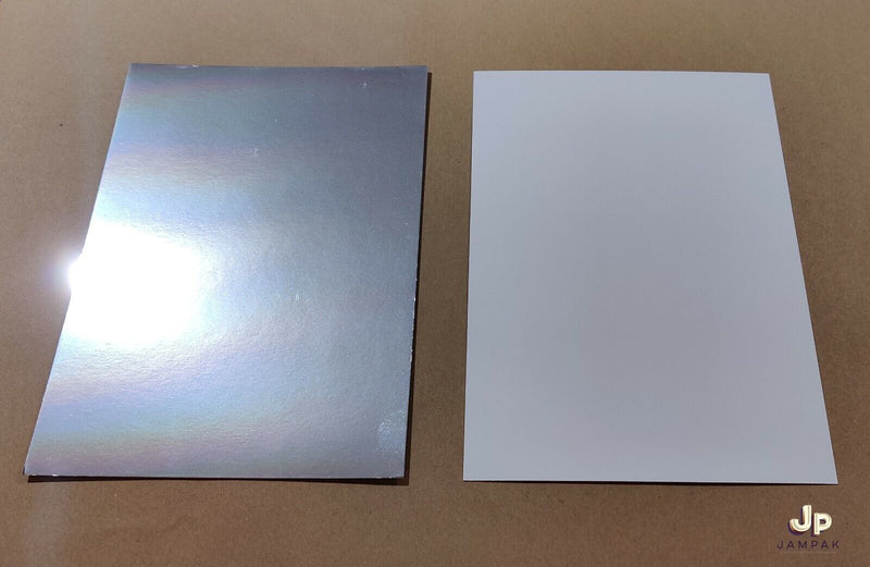 Silver Mirror card A5/A4/A3 280gsm Highest Quality,Arts&Craft. One sided.
