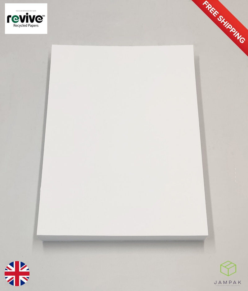 White A4 A5 Printer copier paper 80 / 100 / 140 / 170 / 190 gsm REVIVE Recycled